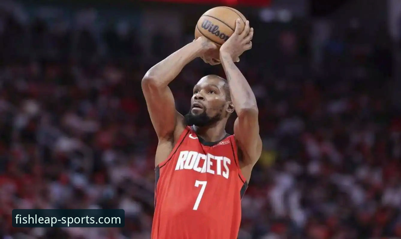 NBA常规赛最新动态：火箭主场111-94大胜尼克斯，杜兰特27分引领三连胜
